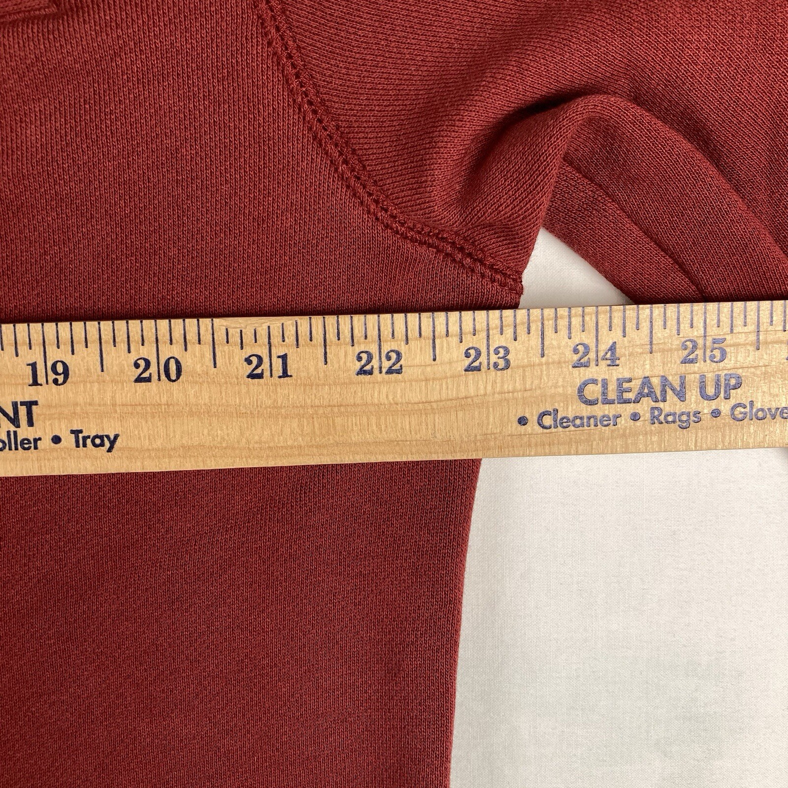 Pendleton Red Pullover Fleece Lined Sweatshirt 1/… - image 5