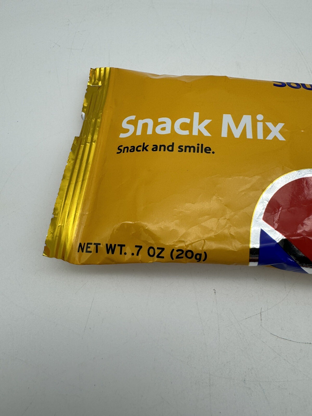 Sealed Southwest Snack Mix SouthWest Airlines Net Wt .7oz 20g Snack and