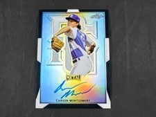 2019 LEAF PERFECT GAME SHOWCASE CARSON MONTGOMERY BA-CM1 BLACK AUTO 8/15
