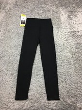 Tuff Athletics Girls Size Large Fleece Leggings Black Stretch Skinny