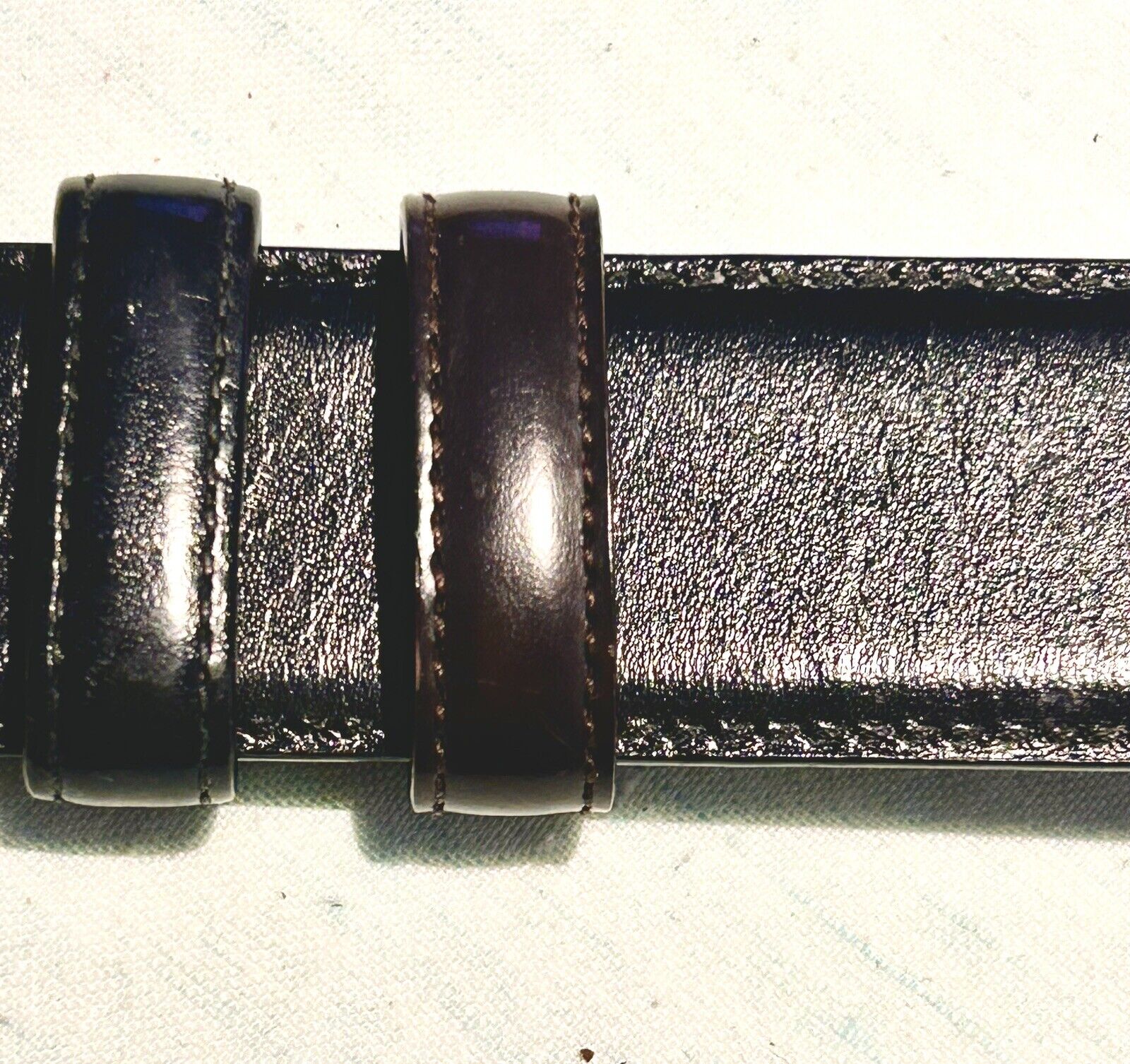 Gucci Vintage Reversible Belt Black To Brown Leat… - image 6