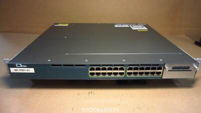 Catalyst WS-C3560X-24P-S V05 24-Port Gigabit POE+ Layer 3 + 1x PSU + EARS Switch