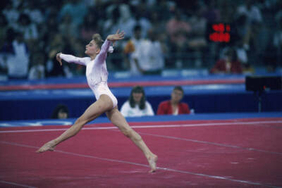 USA Shannon Miller during Women's All Around at Palau Sant Jordi B- Old Photo 1