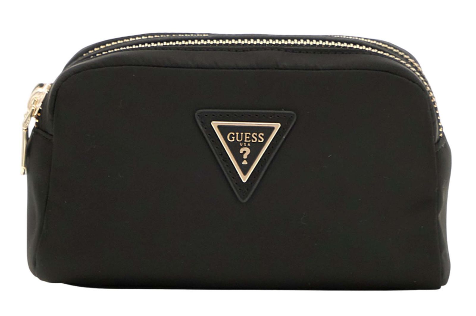 GUESS utility bag Double Zip Black