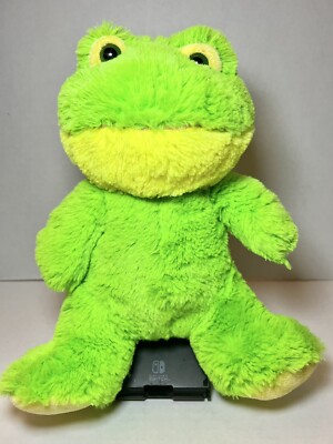 11  Kellytoy Green Frog Plush Id# Q042, Batch# 322 Date: 05/2016 Pre Owned