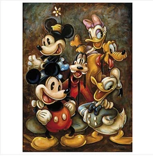 Disney Mickey Mouse and Pals Art  Print 16 x 20 More Sizes Available