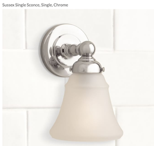 Pottery Barn Sussex Sconce Single Chrome Ebay