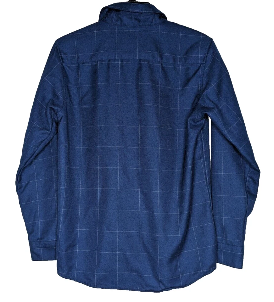 Camisa Dixxon Franela DFC División Juvenil Niños Talla XL Azul Manga Larga Abotonada Foto 2 de 4