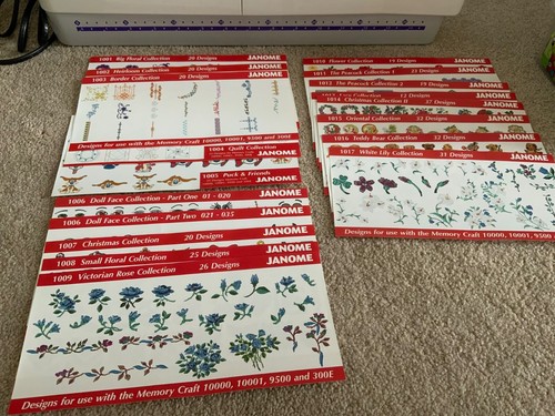 Janome Memory Craft 300E Embroidery Machine Computerised Sewing - Picture 5 of 9
