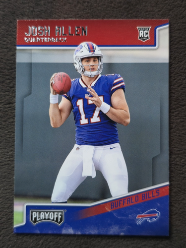 Josh Allen 2018 Playoff Redzone RC #205 Bills Sharp Pack Fresh 3082