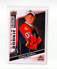 DMITRY KULIKOV autographed SIGNED '09/10 FLORIDA PANTHERS 