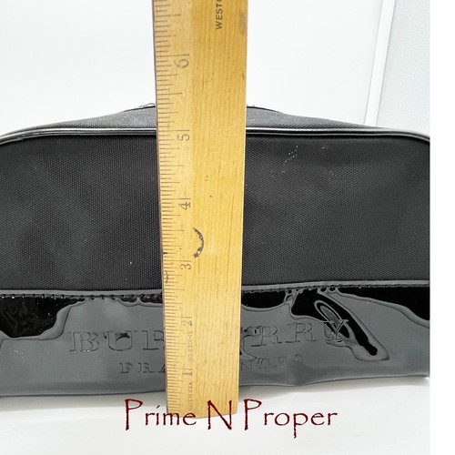 Burberry Fragrances Black Makeup Cosmetics Toiletry Travel Bag Waterproof - Picture 9 of 10