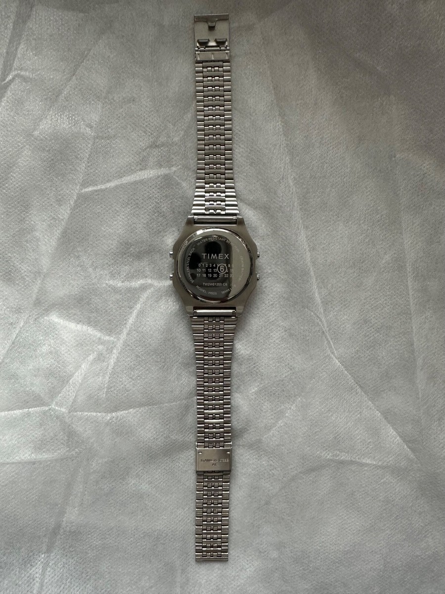 TIMEX x MM6 Maison Margiela SILVER Watch - T80 - Giftset - LIMITED