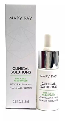 Mary Kay Clinical Solutions PHA + AHA Resurfacer Serum New