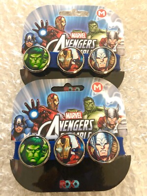 2 Disney Marvel Avengers M Interchangeable 3 Pc Assemble! 6 Pc Total!