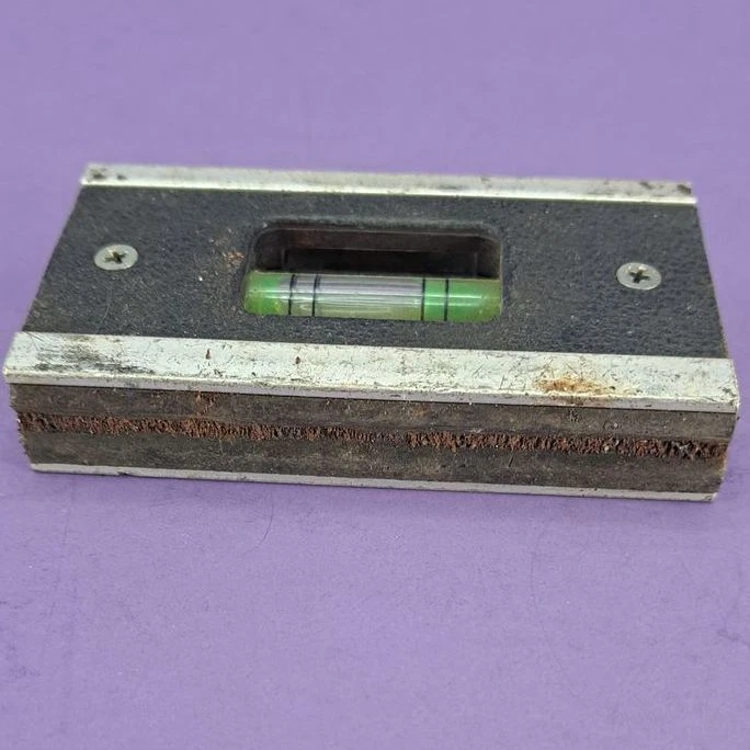 Vintage Mayes Super Cede Torpedo Level 3" Tool Measuring Device Magnetic Edge - Image 3 of 4