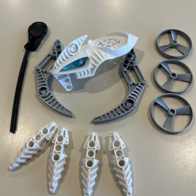 LEGO BIONICLE Visorak Head Suukorak White 50911 With Eyes