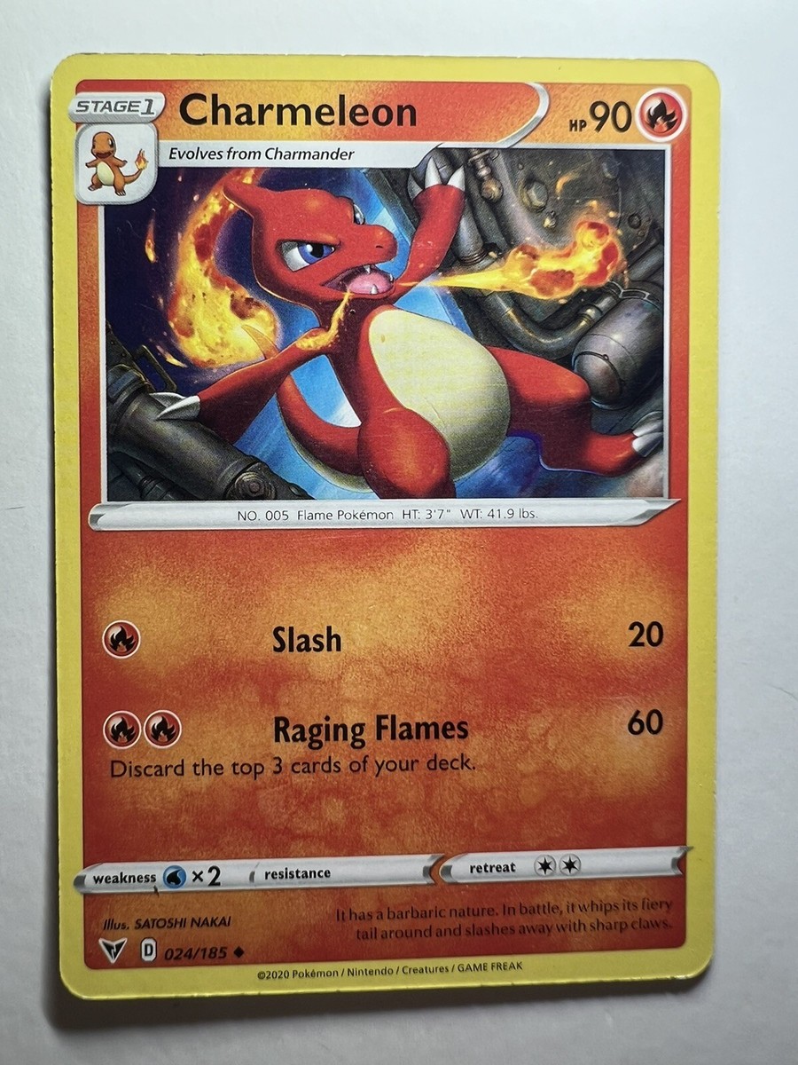 Pokémon TCG Charmeleon Vivid Voltage 024/185 Regular Uncommon | eBay