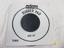 NEW - ADAM PERCUSSION PRACTICE PAD ROUND RUBBER 14" INCH