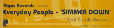 Everyday People - Simmer Down (Reel People Remixes) (12'') (Very Good (VG)) - 293