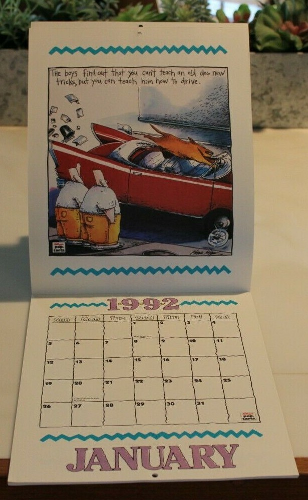 1992 Kellogg's Pop-tarts Wall Calendar by Kevin Pope
