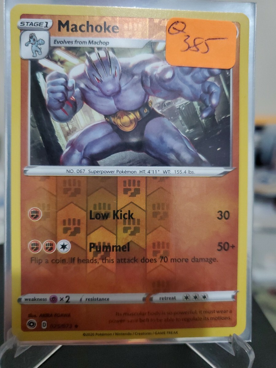 アメリカ購入品 Machoke Machoke 2020 Pokemon 25/73 Uncommon Reverse Holo Champion's