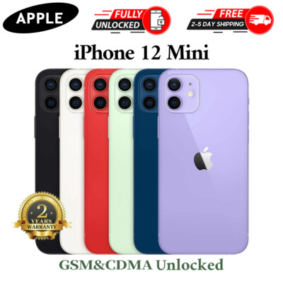 New Apple iPhone 12 MINI 64GB│128GB│256G(UNLOCKED) ✓ 2 YEAR