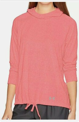 New Under Armour Threadborne Train Twist Womens Running Hoody Marathon-Red Sz XS