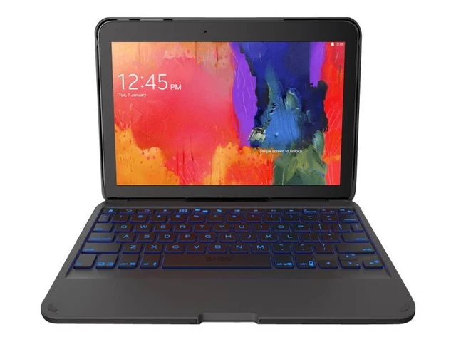 Lector de libros electrónicos y tablet ZAGG Estuches, Fundas y teclado Folios Para Samsung Galaxy Tab 4