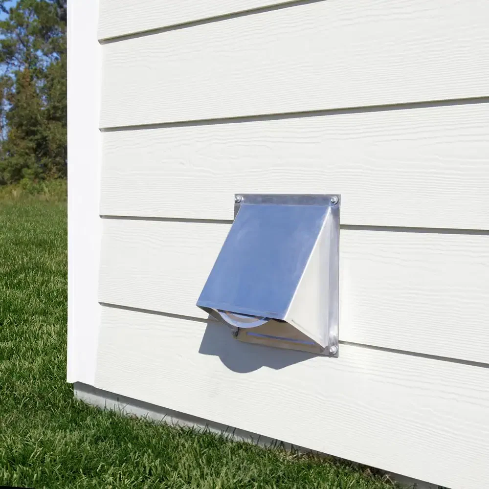 6 In. round Wall Vent with Screen and Damper | eBay