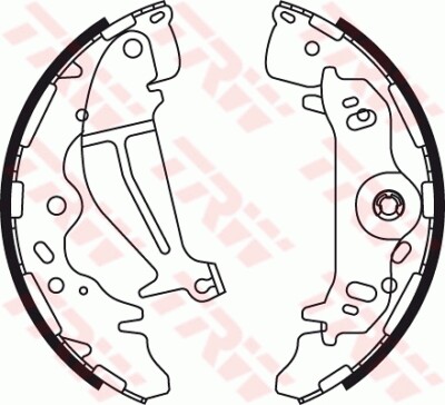 TRW GS8774 Brake Shoe Set for Hyundai