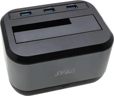 Syba USB 3.0 SATA Hard Drive Docking Station 3 port hub (SY-ENC50082) 2.5"  3.5"