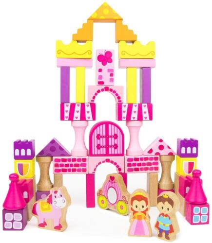 Imagination Generation Fairy Tale Kingdom Wooden Building Blocks, 50-Piece Princ - Picture 1 of 6