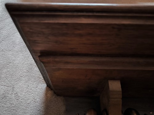 "" GRÜNDERZEIT HOLZ WANDREGAL MIT PÜPPCHEN UM 1890 IN BRAUN"" - Bild 7 von 11