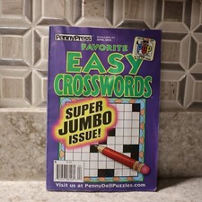 Brand New Penny Press Fast & Easy Crossword Puzzle Books All Easy