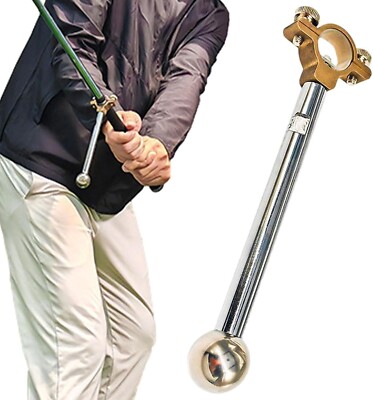 225g Metal Golf Wrist Hinge Trainer: Portable Golf Swing Training