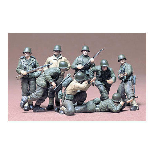 Tamiya 1:35 U.S. Infantry European Theatre Plastic Model Kit - Image 9