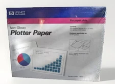Hewlett Packard Non-Glossy Plotter Paper 250 Sheets #17801P  8 1/2" x 11" NEW
