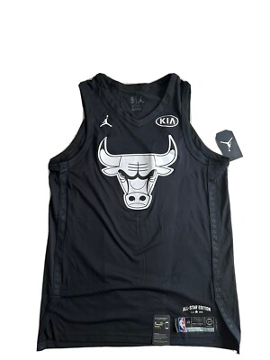 Nike × Jordan allstar jersey Msize Michael Jordan Nike All Star Edition Jersey Black size 48