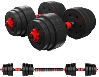 Dumbbell Weight Set Fitness Workout Cardio Strength Training