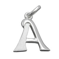 AnhäNger SilberanhäNger Buchstabe A Aus Echtem 925 Silber Unisex