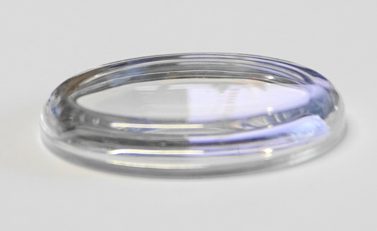 Verre De Montre Diamètre 31.8 Mm Avec Bague Chromée - Pour Montre Plongée - Marque ROBUR