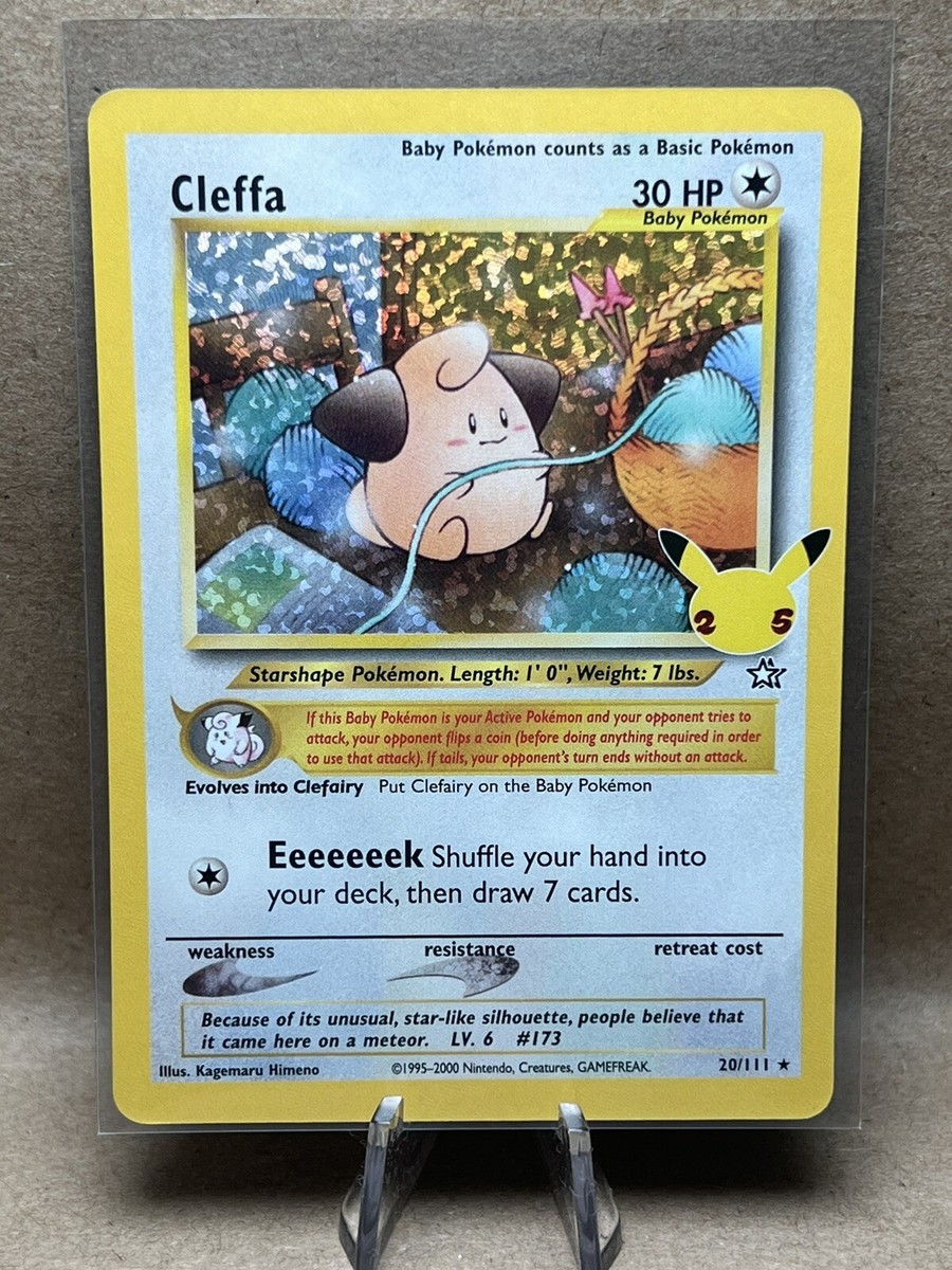Pokemon TCG **Cleffa** 25th Anniversary Celebration 20/111