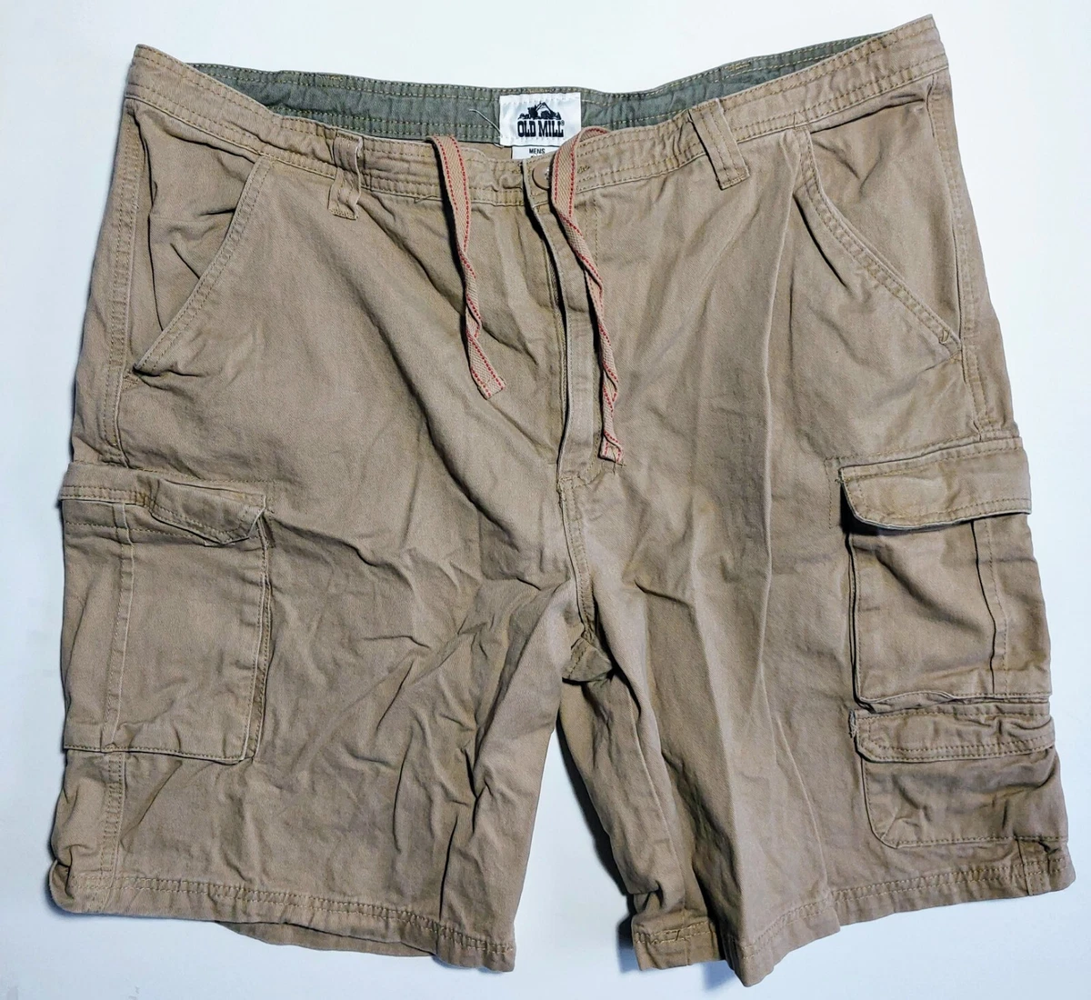 Mens cargo shorts store with strings