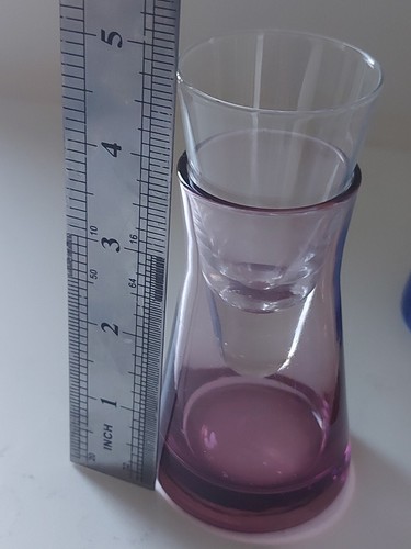 5x Vintage Italian Coloured Shot Glasses V Shooters - Picture 6 of 7