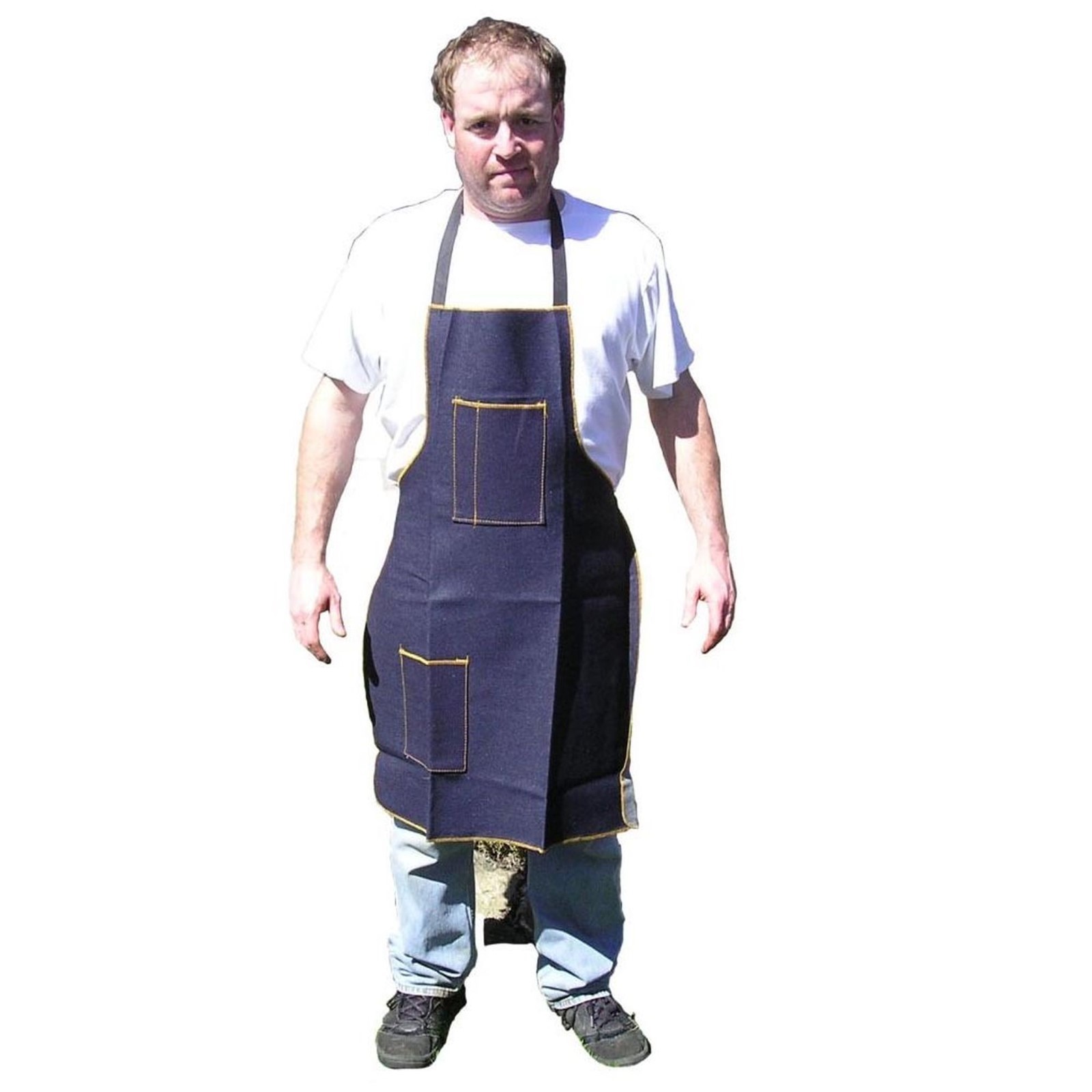 HAWK AD018 - Blue Denim Shop Apron 