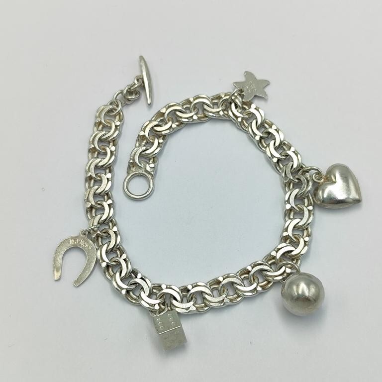 レア！ヴィンテージ60s Herman Siersbol ブレスレット 1960s】Hermann Siersbol Denmark Anchor Chain Bracelet