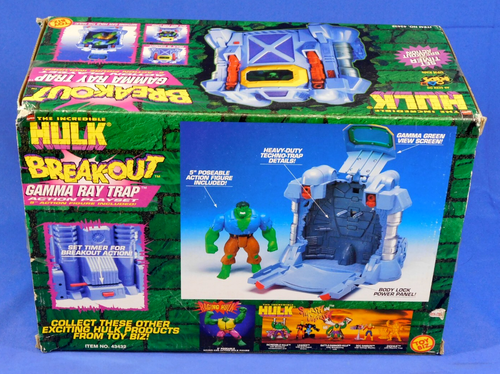 DE COLECCIÓN MARVEL COMICS INCREÍBLE HULK GAMMA RAY TRAP BREAKOUT TOY BIZ '97 SELLADO - Imagen 2 de 6