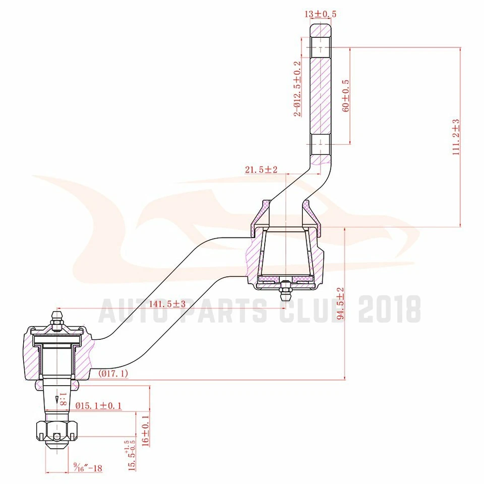 14x For 1988 1989-1991 GMC C1500 Chevrolet C1500 Suspension Tie Rod Ends Kit Foto 3 de 4
