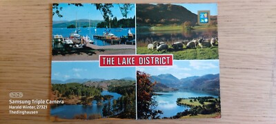 Postcard Lake District Bowness on Windermere Rydal Water ungel_6